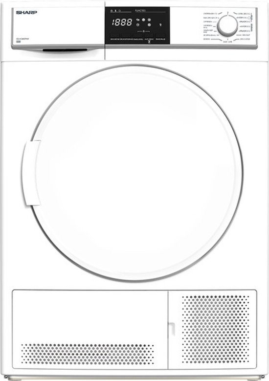 Sharp Condensdroger - KDHCB8S7PW91BX - 8kg - B