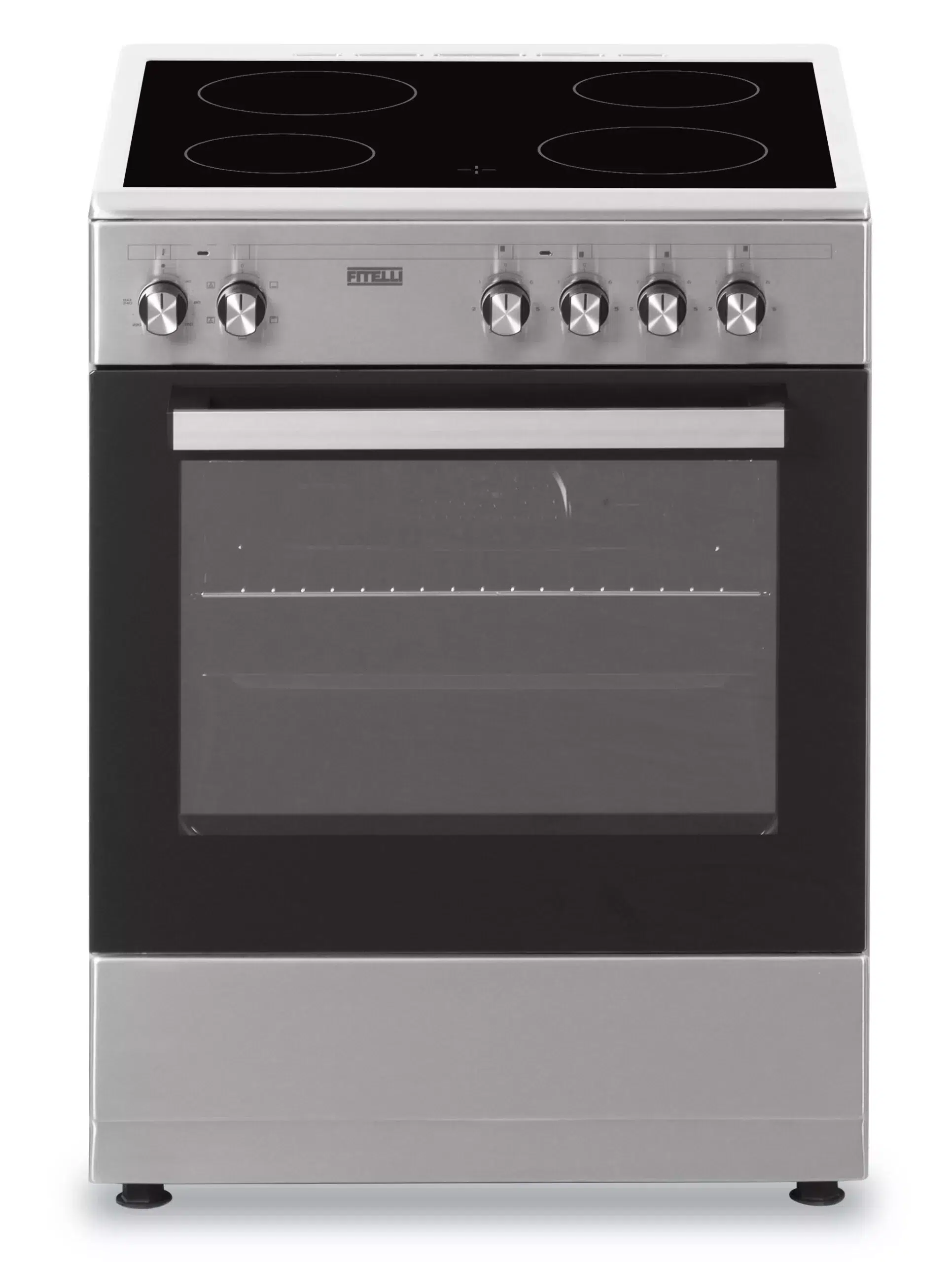 Fitelli FK6001RVS Keramisch - RVS - A - hetelucht oven