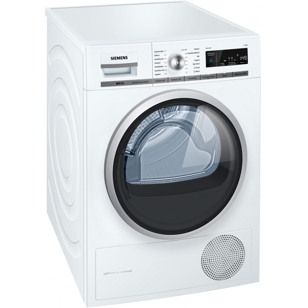 Siemens warmtepomp droger - iQ700 - 8 kg - WT47W560NL
